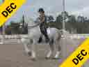 Day 1<br>
Stephen Clarke<br>
Assisting<br>
Louisa Eadie<br>
Roseview's Decorum<br>
4 yrs. old<br>
Training: FEI 4 yrs. old<br>
Owner: Judy Sloan<br>
Duration: 34 minutes