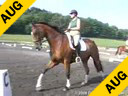 Lendon Gray<br>Assisting<br>Kat Mathieu<br>Simpatico<br>Owned by<br> Dressage 4 Kids<br>Hanoverian<br>10 yrs. old Gelding<br>Training Intermediaire<br>Duration: 51 minutes