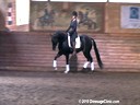 Day 2<br>
Markus Gribbe<br>
Assisting<br>
Carmie Flaherty<br>
Foreman<br>
Hanoverian<br>
By:Fuerst Heinrich<br>
6yrs. old Gelding<br>
Training: 1st Level<br>
Owned By:<br>
Lana Andrews<br>
Duration: 35 minutes