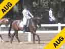 Leslie Reid<br>
Assisting<br>
Sandro Gold<br>
by: Sandro Hit<br>
8 yrs. old Gelding<br>
Training: 4th Level<br>
Duration: 35 minutes